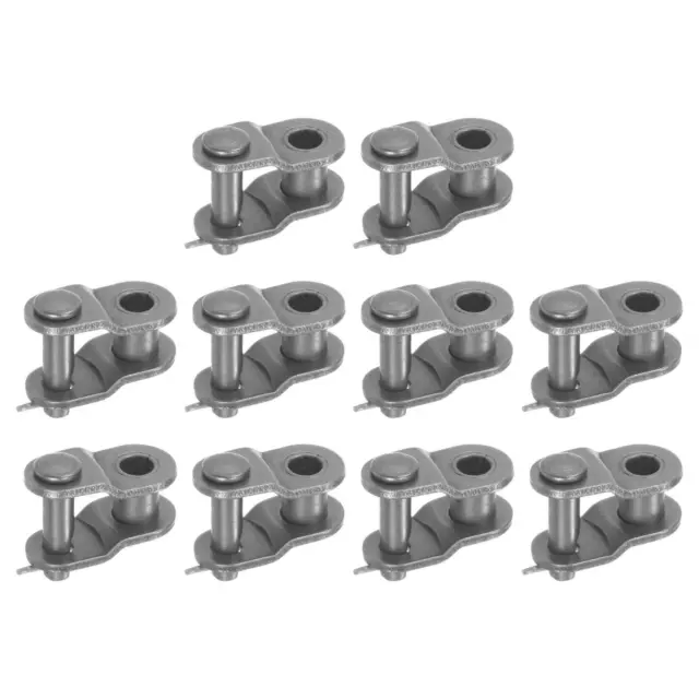 10pcs #35 Chain Offset Half Link Roller 3/8" Pitch Carbon Steel for 06C Chain