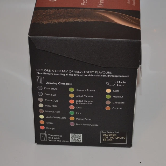 HOTEL CHOCOLAT DRINKING chocolate Pecan Cinnamon Danish Brand new