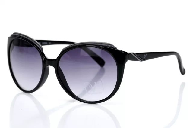 Diane Von Furstenberg Women's Black 'DVF525S' Cat-Eye Sunglasses 139559 2