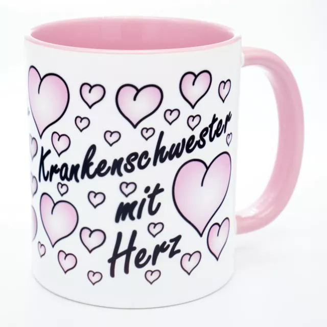 Krankenschwester Tasse Geschenk Geburtstag Kollegin Abschied Ausbildung Prüfung