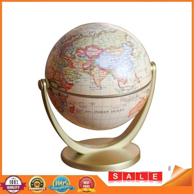 5pcs Vintage English Edition Globe World Map Earth with Base