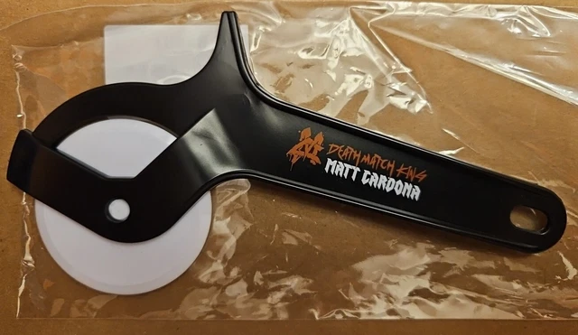 PRO WRESTLING CRATE Exclusive MATT CARDONA Death Match PIZZA CUTTER WWE ...