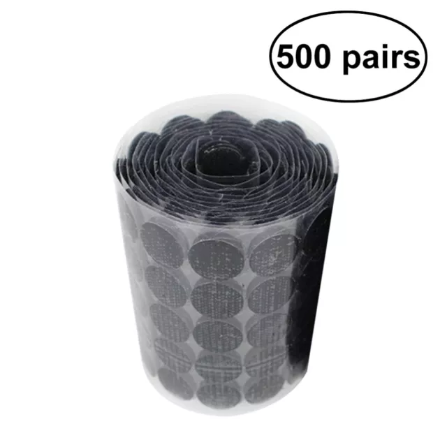 500 Pairs Hook Tape Adhesive Dots Tapes Double Sided