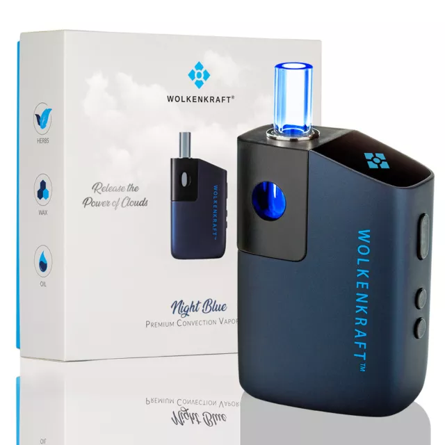 Vaporizador WOLKENKRAFT FX MINI *azul noche* - inhalador de hierbas medicinales