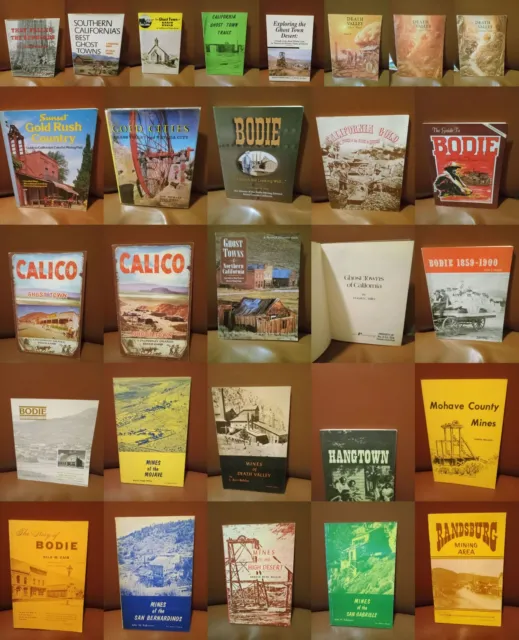 Collection of 28 old west, wild west books on California