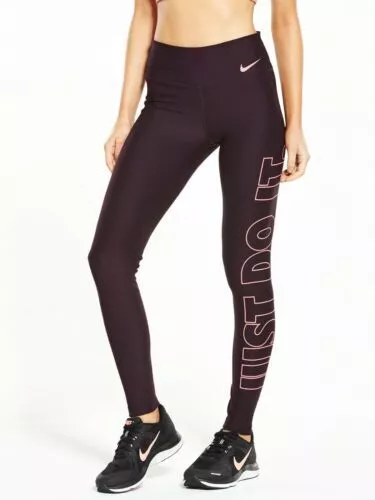 NIKE POWER VICTORY Just Do It Tight Fit Women's Running Training Gym Tights  £49.25 - PicClick UK