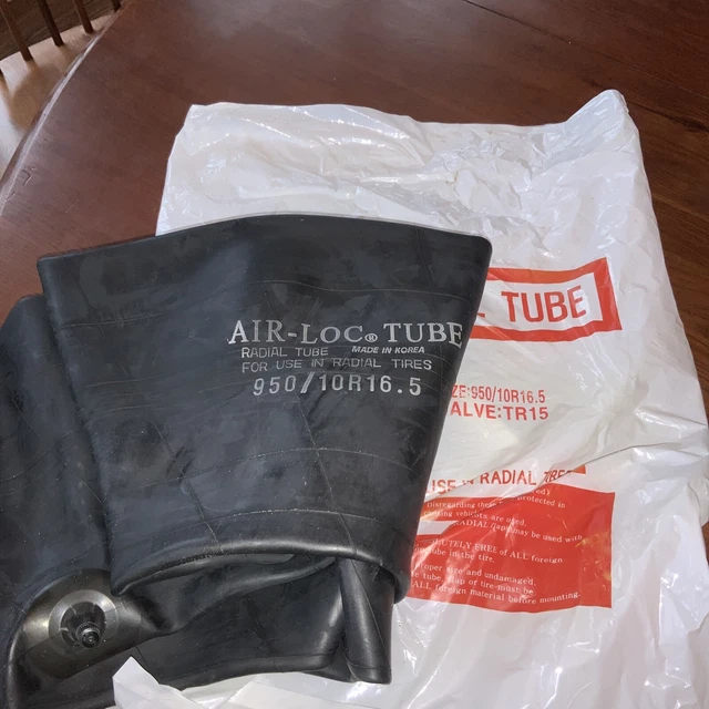 New Air-loc Radial Tube Size 950/10R16.5 Valve Is TR15