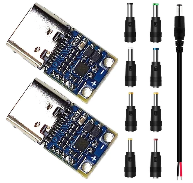 Roboway Type-C USB-C PD2.0 3.0 To DC USB Decoy Fast Charge Trigger Poll Detector 100W MA At Rs - Foto 5