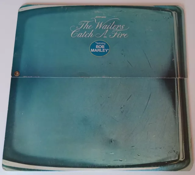 33 Tours LP - The Wailers - Catch A Fire Featuring Bob Marley "Zippo" 1973