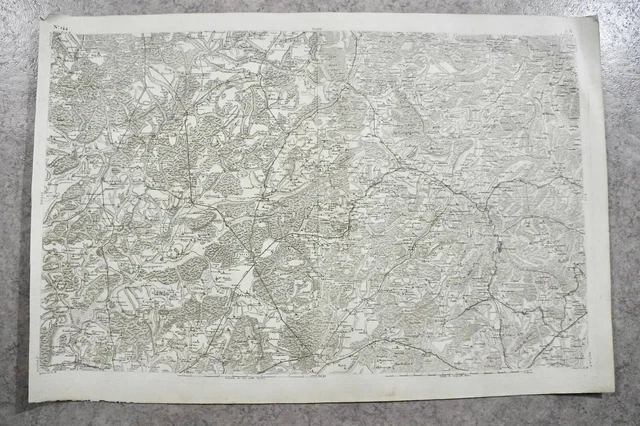 CASSINI CARTE IN PLANO 630mm X 950 mm, 1808, REMIREMONT , n°144 , 9 M,