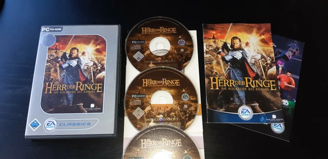 JEU PC CD-ROM le seigneur des anneaux le retour du roi version deutch