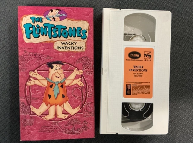 THE FLINTSTONES WACKY Inventions VHS 1994 Video Hanna-Barbera Classic ...