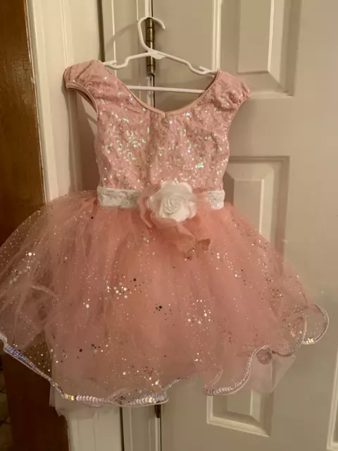 NIB! Ballet Dance Tutu Kids Dance Costume Pink Child 6-6x Size SC Weissman