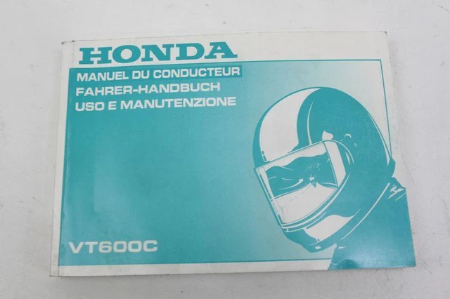 Manuale Uso E Manutenzione Honda Vt 600 C Shadow 1993 Manuel Proprietaire