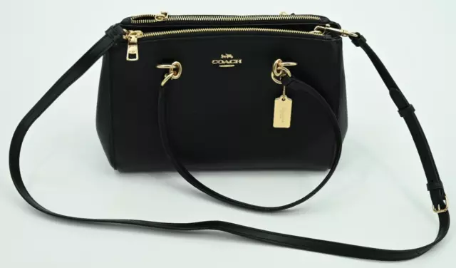 Coach etta hotsell carryall black