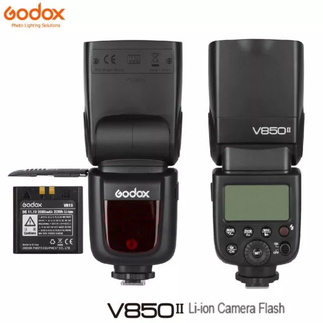 Godox V850II 2.4G Wireless Flash Speedlite for Canon Nikon Sony Olympus Pentax