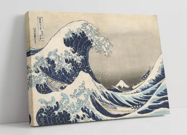 Hokusai, The Great Wave Off Kanagawa -Canvas Wall Art Canvas Artwork Print