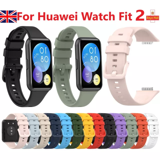 For Huawei Watch Fit 2 Fitness Silicone Sport Band Replacement Strap Wristband