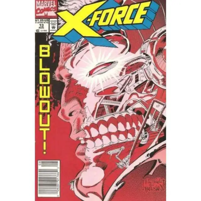 X-Force (1991 series) #13 Newsstand in Fine condition. Marvel comics [z*