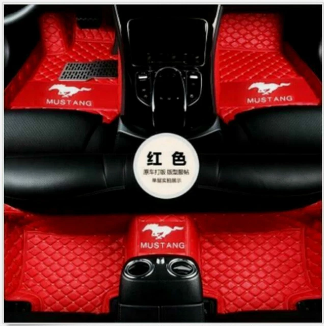 Fit Ford Mustang Coupe Convertible Waterproof Car Floor Mat Carpets Cargo Liners