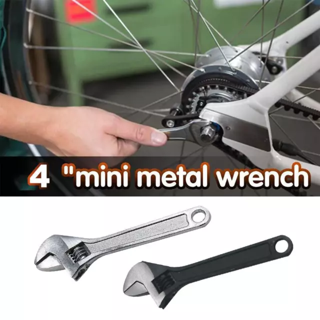 Mini Wrench Adjustable Wrench Pocket Wrench Repair Hand Spanner Tool Home J3I8