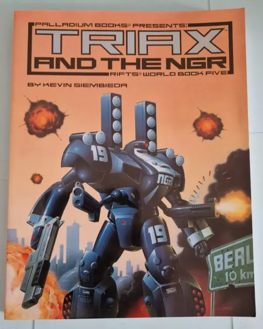 TRIAX AND THE NGR World Book 5 per RIFTS Sourcebook Palladium Books RPG