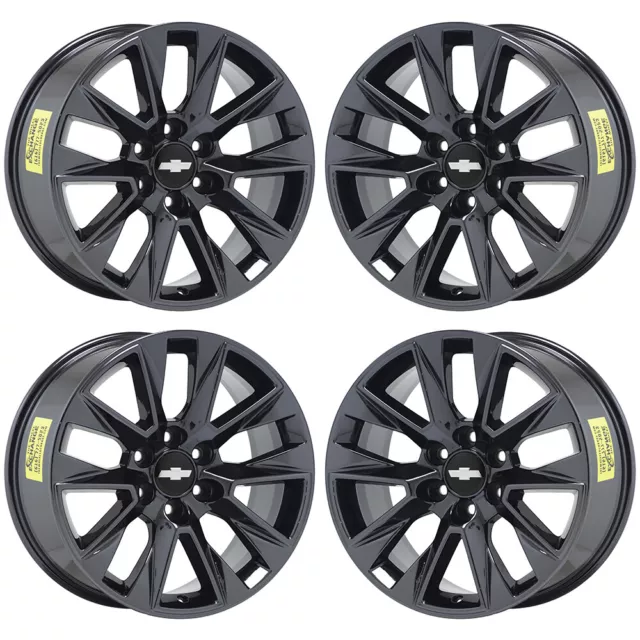 EXCHANGE 20" Chevrolet Silverado 1500 Black Chrome wheels rims Factory OEM 5919