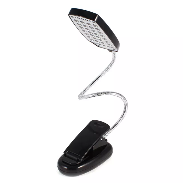 Braccio Flessibile Clip-on USB 28 LED Luce Portatile Lettura Lampada Scrivania