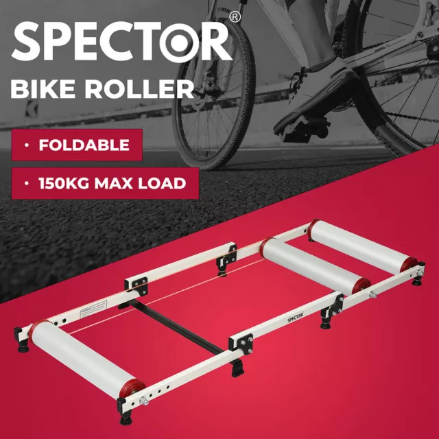 Spector Bike Roller Adjustable Bicycle Trainer Stand Cycling Training Exercise