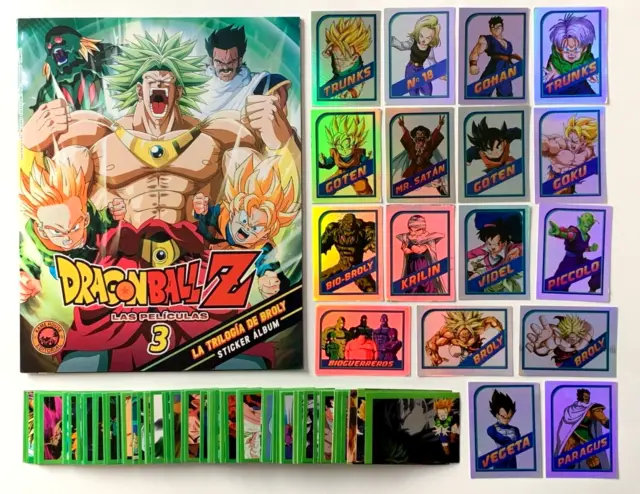 ALBUM DRAGON BALL Z BROLY + Sticker Full Set 174/174 PERU Edition 2021 Son Goku