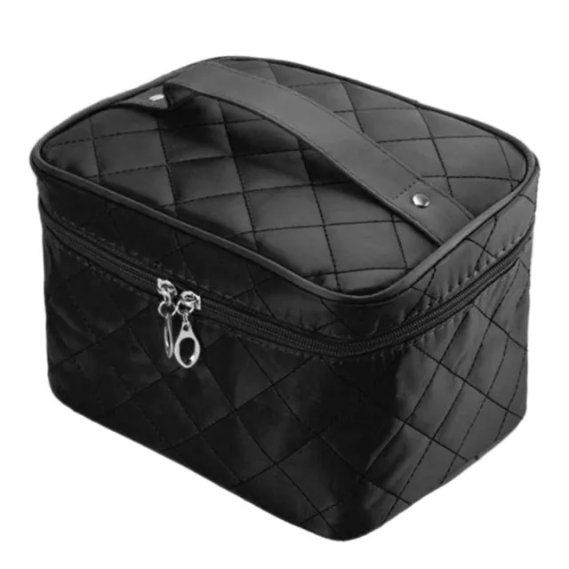 Large Capacity Quilted Cosmetic Bag Travel Cosmetic Cases Handbag  Women