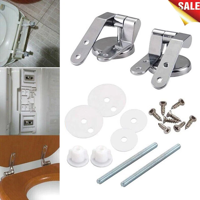 WC-Sitz Scharniere Mit Dämpfer - Sanftes Absenken Für Toiletten & Waschmaschinen