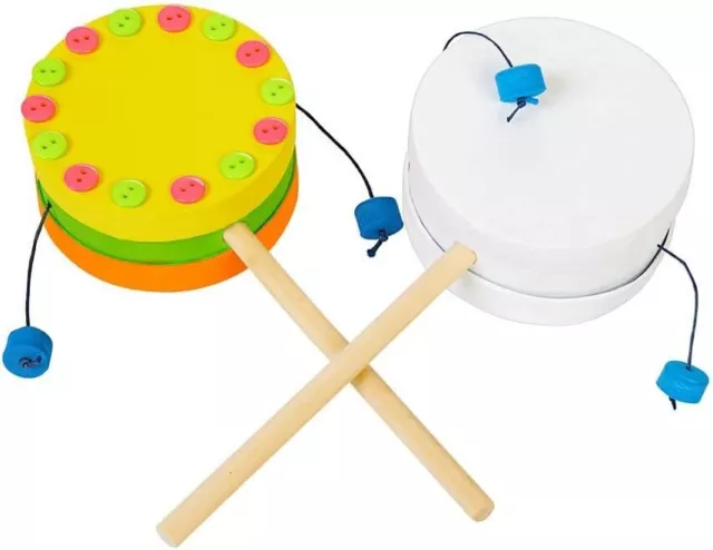 Colorations Kids Decorate Your Own Spin Drum Craft Kit, Arts & Craft DIY 2