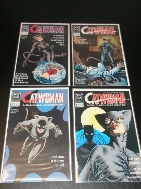 Catwoman 1989 Issues 1 2 3 4 Complete miniseries