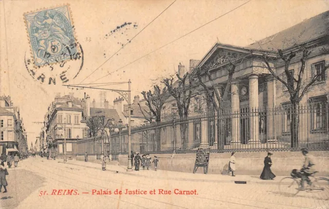 CPA-Reims palais de justice rue Carnot