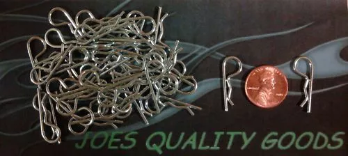 50 1/10 Scale Rc Body Clips Pins Car Truck Buggy  + 50 Thin Rc Body Washers