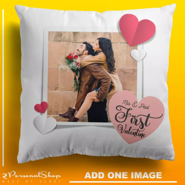 Foto Personalizzata Federa Cuscino Inserto con Riempimento Valentines Giorno