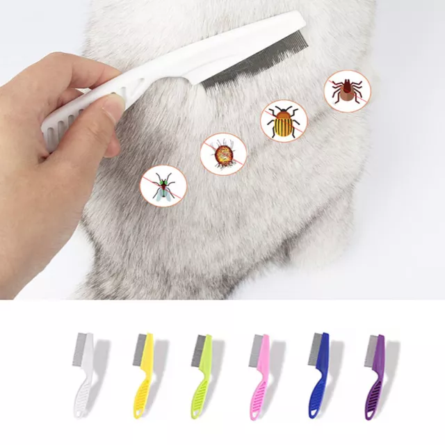 Pet Flea Tick Lice Remover Dog Cat Comfort Hair Grooming Comb Protect Cleaner