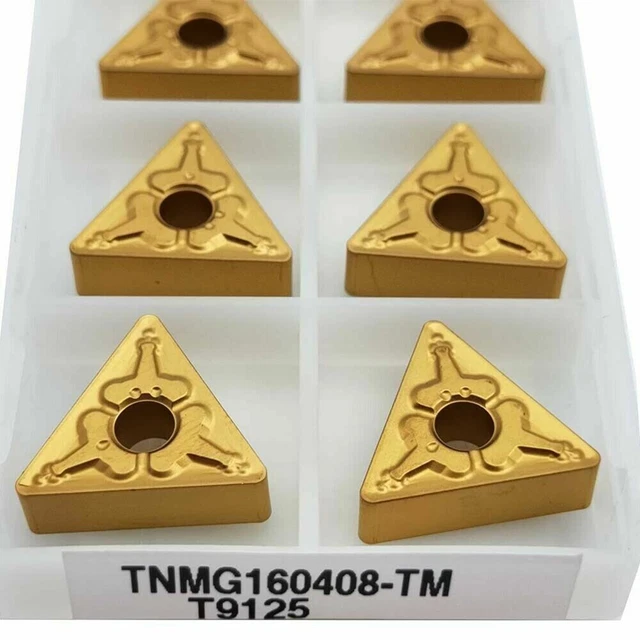 Lot De 10 Plaquettes De Tournage Carbure WNMG080408-TM T9125 / WNMG432TM - Marque Tungaloy