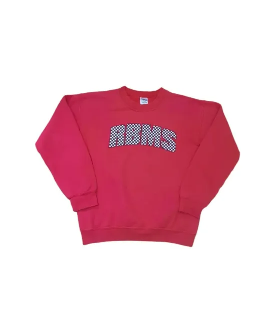 AMERICAN VINTAGE RBMS Graphic Spellout Logo Campus Varsity Sweatshirt •S• USA