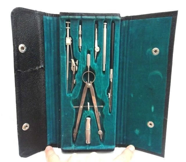 VINTAGE DRAFTING TOOL SET 700F germany COMPLETE HAGO 24.95 PicClick