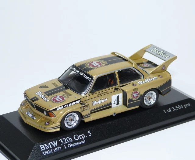 Miniature BMW 320i E21 #15 DRM Nürburgring 1977 - Schuco Kit Artisanal - 1:43