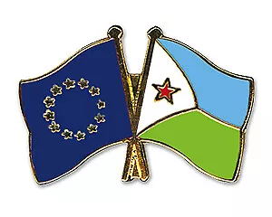 Europa - Dschibuti Flaggen Pin Fahnen Pins Fahnenpin Flaggenpin Anstecker