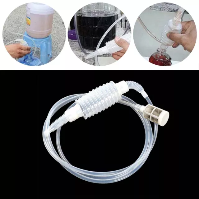 1x Brew Siphon Tube Pipe Schlauch für Weinherstellung Hand Kneten Siphon Filter