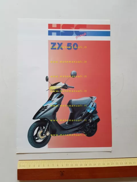 HSC Honda ZX 50 - Duk 125 SR 1990 scooter depliant italiano originale