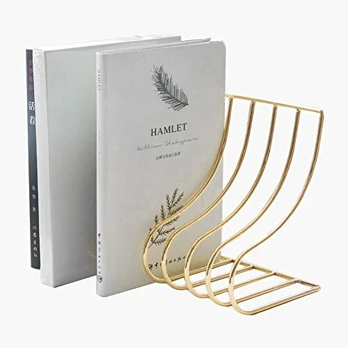 Decorative Book Organizer Holder, Desktop File Sorter