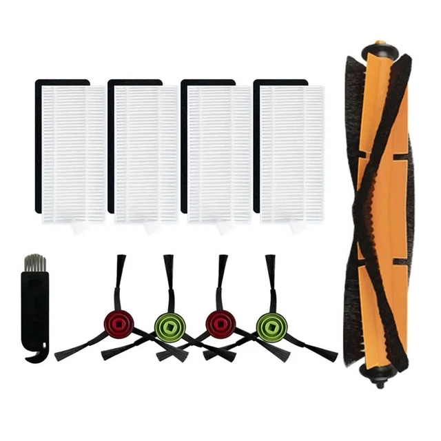 Lot De 4 Brosses à Rouleaux Pour Aspirateur Laresar M3 – Filtres Inclus, Nettoyage Efficace