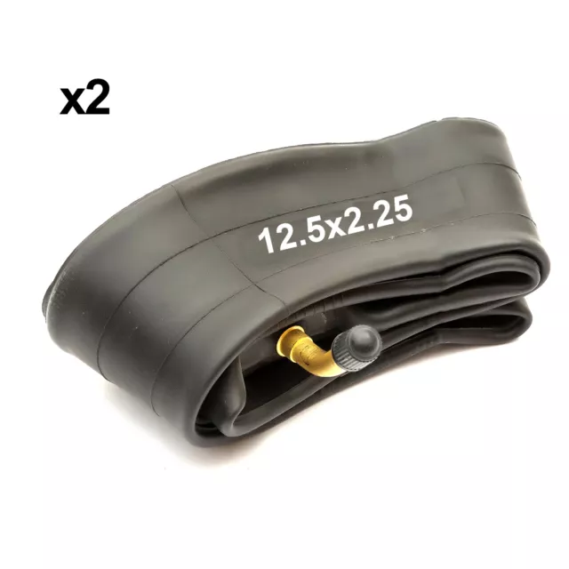 2x Inner Tube 12.5x2.25 12.50x2.25 Bent Valve Stroller Pushchair Pram Buggy