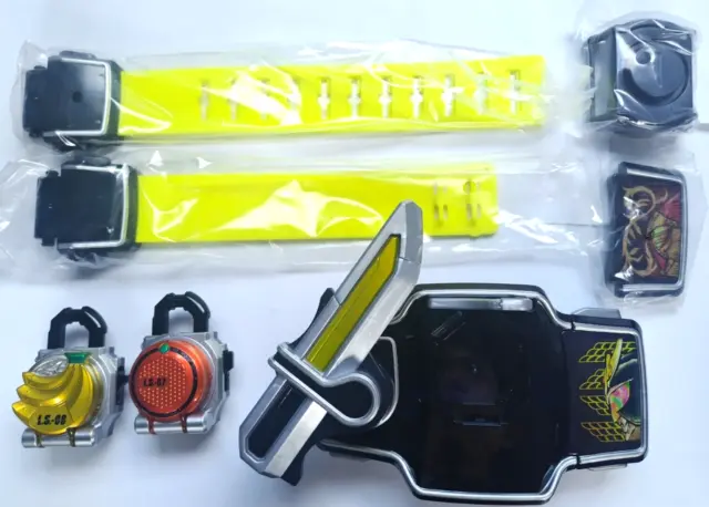 Kamen Rider Gaim DX Sengoku Driver Orange Banana Lock Seed Set BANDAI JAPAN