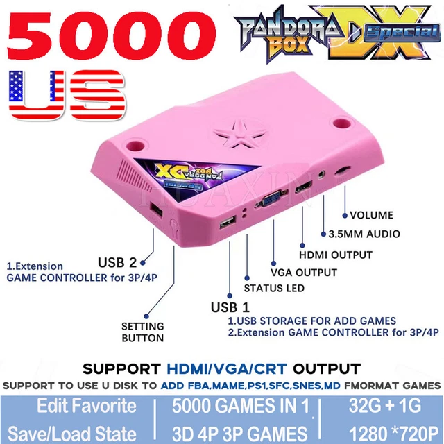 PANDORA BOX DX SPECIAL 5000 Game JAMMA Board Arcade machine Version ...